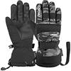 Reusch Guanti da sci bambini | caldi, impermeabili, antivento e traspiranti | Guanti invernali con chiusura in velcro e softshell, per lo sci e le attività all'aria aperta, Taglie 3-6,5, Connor Junior