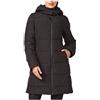 2XU Utility Insulation Longline Jacket Giacca, Nero/Nero, M Donna