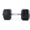 Athlyt Manubrio esagonale gommato, 17,5 kg - Manubrio per allenamento e home gym