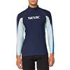SEAC RAA Long Evo Man, Maglia Protettiva Rash Guard per Snorkeling e Nuoto Anti UV, XS, Blu