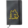 AS Roma Notebook Lupa, Unisex Adulto, Nero, A5