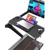 Kelecuia Peloton, scrivania per tapis roulant Peloton da 36 pollici, supporto ergonomico per computer portatile con protezione per notebook, progettato per il nuovo battistrada Peloton