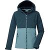killtec Bambine e ragazze Giacca softshell con cappuccio KOW 227 GRLS SFTSHLL JCKT, nachtblau, 164, 43573-000