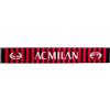 A.C. Milan AC Milan Sciarpa Ufficiale, Acrilico, Prodotto Ufficiale, AC Milan a Strisce Rossonere