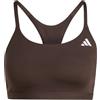 adidas Donna Optime Essentials Workout Light Support Bra, Aurora Coffee, XXL