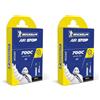 Michelin E4, Camera d'Aria Unisex Adulto, Nero, 24x1.755 pv (Confezione da 2)