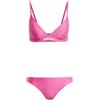 adidas Femme Padded 2-Way Straps Triangle Bikini Set, Shock Pink/White, 42