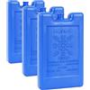PARENCE.- Impacchi di ghiaccio riutilizzabili 500ML - Impacco di ghiaccio, Borsa termica, Dispositivo di raffreddamento - 180x115x32 mm, Picnic, Campeggio, Escursionismo, Blu (Confezione da 3)