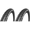 Michelin Wild Am Perfor. TL, Copertone Unisex Adulto, Nero, 27.5X2.80 (Confezione da 2)