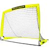 Franklin Sports Blackhawk - Rete da Calcio Portatile per Bambini, Pieghevole, per Interni ed Esterni, 1,2 x 7,6 m, Colore: Giallo Ottico