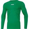 Jako 6455 Comfort 2.0 - Maglia Intima a Maniche Lunghe per Bambini, Verde Sport, 3XS