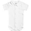 BABIDU Body Neonato Manica Corta 100% Cotone, Body Scollo a V con Apertura Frontale, Tessuto Traspirante Anallergico per Pelli Sensibili, Abbigliamento Estivo Unisex per Neonato