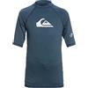 Quiksilver All Time Rash Vest UPF 50 a maniche corte da Ragazzo 8-16