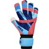 JAKO Guanti da portiere unisex River Supersoft RC, SkyBlue/Coral/Navy, 10