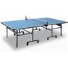 JOOLA Rally Outdoor Tavolo da Ping Pong Professionale, Superficie Composita in Alluminio 6 mm, Resistente alle Intemperie, Pieghevole, Blu, 274 x 152,5 x 76 cm