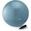 Amazon Basics, Palla da fitness per yoga e pilates, 58-66 cm di diametro, verde acqua