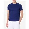 JOLUVI Maglietta Silver, Blu, S Uomo