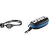 ARENA Cobra Ultra Swipe, Occhialini Unisex Adulto, Smoke-Army-Black, Taglia Unica & Astuccio per Occhialini da Nuoto, Custodia Occhialini, Astuccio Rigido, Goggle Case, Colore Nero