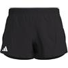 adidas Uomo Adizero Essentials Running Split Shorts, Black, XXL