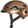 ABUS Hyban 2.0 city - casco da bici con luce posteriore, calotta rigida in ABS, buona vestibilità - per uomo e donna