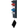 Viper by GLD Products Viper Dart Caddy Porta Freccette da Parete in Legno massello con Borsa Porta Accessori, espone 4 Set di Freccette in Acciaio/Punta Morbida, per bersagli in sisal ed elettronici, cornici e armadietti