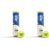 Dunlop Sports DUNLOP Pallina da tennis ATP Tour, per sabbia, campo duro e erba, 4 palline (Confezione da 2)