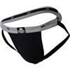MM Sports - - Jockstrap per Uomo - The Original Swimmer/Jogger Jockstrap 2,5 cm Nero - Nero 1x, Zwart, Small