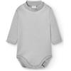 BABIDU Body Neonato Dolcevita a Maniche Lunghe 100% Cotone, Body Neonato Morbido Tessuto Traspirante ipoallergenico per Pelli sensibili, Vestiti Unisex per Battesimo Neonato e Bambina