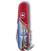 Victorinox Swiss Army Knife Climber - Multiuso 14 Funzioni - Campeggio | Coltellino con forbici, gancio e lama per escursioni e outdoor. Dimensioni compatte 91 mm. Rosso. Prodotto in Svizzera