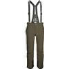 Killtec Uomo Pantaloni da Sci/Pantaloni con Pettorina da Sci con Zip e Protezione dei Bordi Larok, dunkeloliv, S, 35244-000