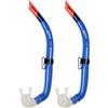 Mares Sport - Snorkel Adulto Semi-Secco con boccaglio ergonomico in Silicone e Clip Scorrevole, Ideale per Snorkeling e apnea (Confezione da 2)