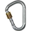 Climbing Technology Snappy Steel SG HMS Moschettone Acciaio con Ghiera, Argento