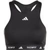 adidas Women Reggiseno Techfit a Medio Sostegno con Collo Alto