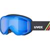 Uvex speedy nova FM, maschera da sci Unisex bambino, blue matt/mirror blue, one size