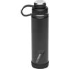 ECOVESSEL Boulder-24oz Bottiglia per bevande calde o fredde in acciaio inossidabile con triplo isolamento, Black Shadow