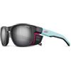 Julbo Occhiali da sole - SHIELD M - Adulto Unisex - Nero/Azzurro/Rosa - Cat. 4
