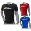 Kenneth J Lane Sphinx Rashguard Manica Corta (Rosso, L)
