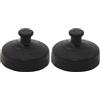 Sigg 3 Stage Sports Top Black (Misura Unica), Tappo di Ricambio Per Modelli Borraccia, Tappo Ermetico Ideale per le Borracce Sportive (Confezione da 2)