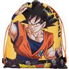 Franco Cosimo Panini DRAGON BALL - Sacca Coulisse Ufficiale Dragon Ball, Compatta e Versatile, con Tasca con Chiusura a Zip sul Retro, Ideale per Palestra, Scuola, Viaggi, Porta merenda, Idea Regalo Bambini, 35x42Hx2 cm