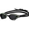 ARENA Cobra Core Swipe Occhialini Nuoto da Gara Unisex Adulto, Occhialini Piscina con Lenti Curve, Anti-Appannamento, Protezione UV, 5 Ponti Nasali Intercambiabili