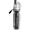 Local Makes A Comeback - Borraccia spray in plastica per sport all'aria aperta, freddo, idratante, compatibile con sport all'aria aperta, scuola, ufficio, casa, ecc., nero