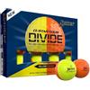 Srixon Q-STAR TOUR DIVIDE, Palline da golf in uretano bicolore, Sensazione morbida, distanza ottimizzata, Nucleo FastLayer con compressione 74, Idea regalo per i golfisti, Confezione da 12