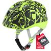 ALPINA Unisex - Bambini, XIMO L.E. casco da ciclismo, black-neon sparkle matt, 49-54 cm