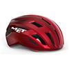 MET Casco da Ciclismo su Strada MET Vinci MIPS - Leggero, Protettivo, Regolabile, Rosso Metallizzato, Lucido