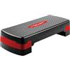 TechFit Step Aerobica Regolabile 2 Livelli 10/15 cm, 68x28 cm