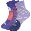 adidas Unisex - Bambini e ragazzi Little Kids Tiro_Nster 3Pp Socks Socks, Pure Purple/magic lilac/Pure Purple, 5-6 Years
