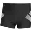 adidas Homme Big Bars Swim Boxers, Black, 28