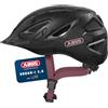 ABUS Urban-I 3.0 city helmet - casco da bici con luce posteriore, visiera e chiusura magnetica - per uomini e donne
