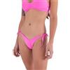 Hurley Solid Cheeky Rvsb Side Tie Mutandine Bikini, Pink Punch/Tangerine, XS Donna