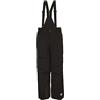 Killtec Gauror Jr Pantaloni da Sci/Pantaloni Funzionali con Pettorina Zip-off, Protezione Neve E Protezione Bordi, Bambino, Nero, 128